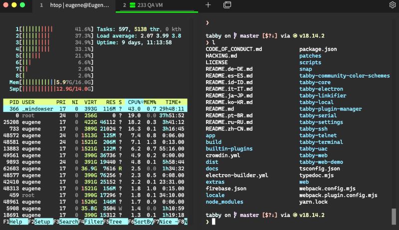 Tabby Terminal