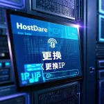 HostDare更换IP