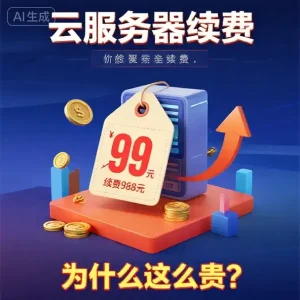 为什么云服务器续费很贵