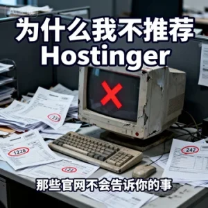 为什么我不推荐 Hostinger