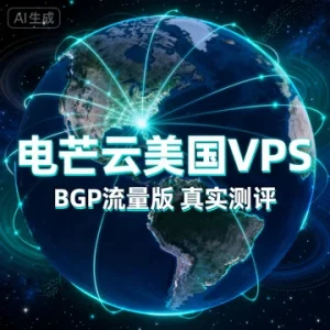 电芒云美国 BGP 流量版 VPS