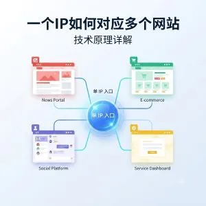 为什么一个 IP 可以对应多个网站?