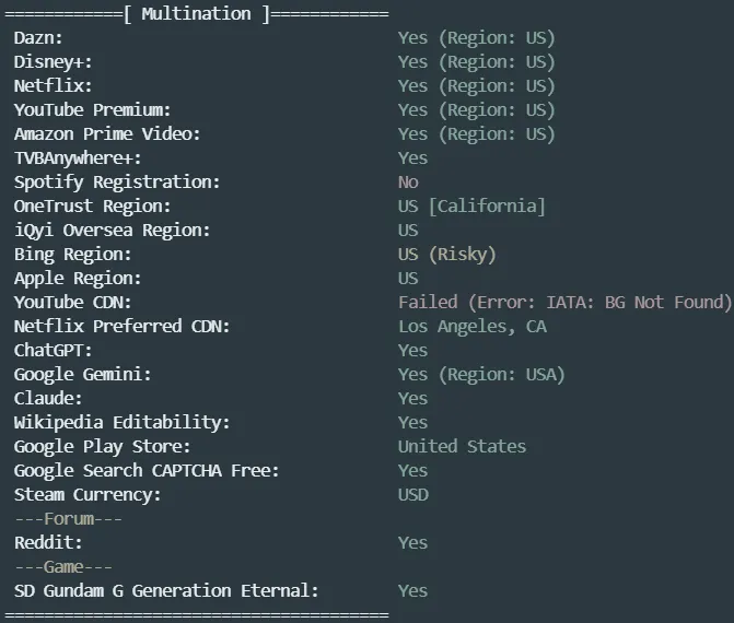 iPRaft 原生双 ISP VPS 流媒体与 AI 服务解锁测试 iPRaft 原生双 ISP VPS 流媒体与 AI 服务解锁测试